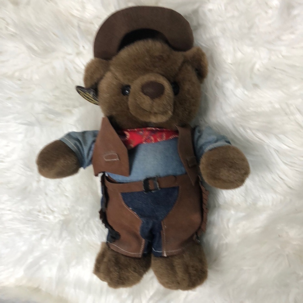 NWT The Heritage Collection Ganz Bros Duke Cow Bear Plush 1993